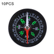 10 PCS 40mm Outdoor Sports Camping Hiking Pointer Guider Plastic Compass Hiker Navigation, Random Color Delivery - Hiking Meter by PMC TechLife | Online Shopping South Africa | PMC TechLife | Buy Now Pay Later Mobicred