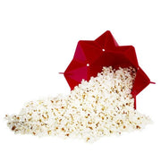 2 PCS Creative Foldable Silicone Microwave Popcorn Maker(Red)