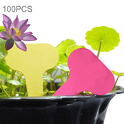 100PCS Floral Label Gardening Label Water-resistant small card Insert Label Potted Label,Random Color Delivery