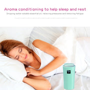 Small-3 2W Humidifier Moisture Meter Moisturizing Instrument with LED Night Light, Water Tank Capacity: 260ml(Blue)