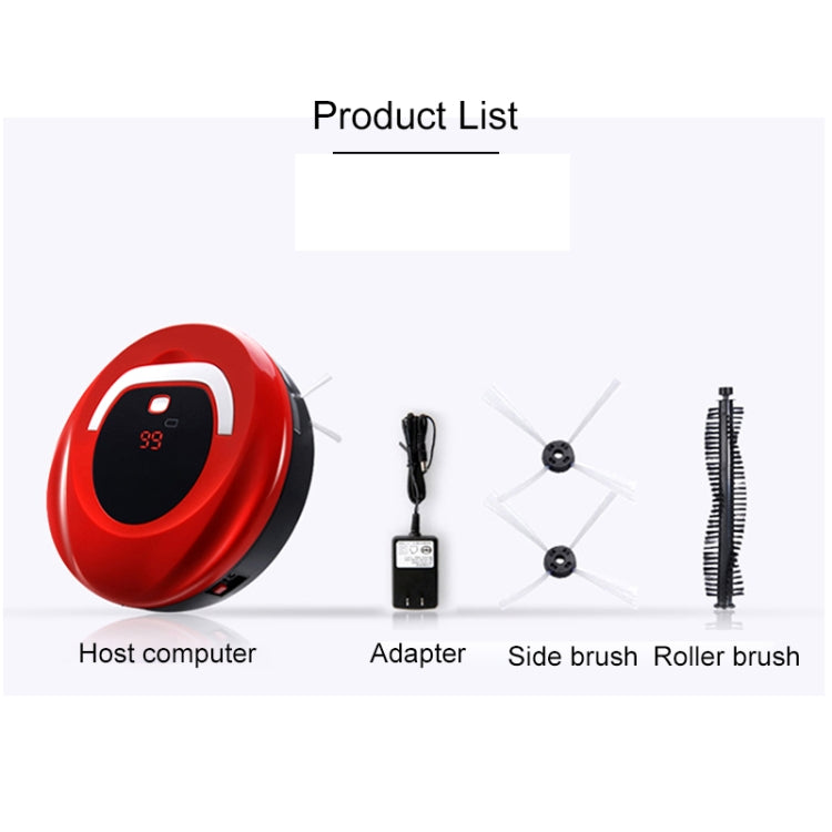 FD-RSW(C) Smart Household Sweeping Machine Cleaner Robot(Red)