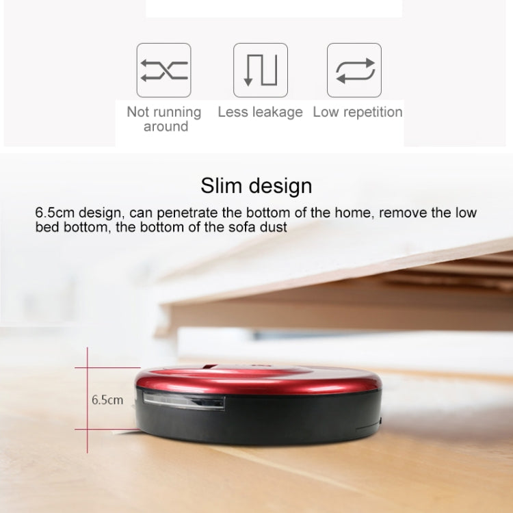 FD-RSW(E) Smart Household Sweeping Machine Cleaner Robot(Red)