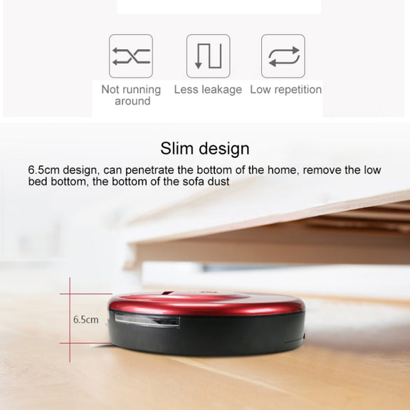 FD-RSW(E) Smart Household Sweeping Machine Cleaner Robot(Red)