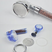 PC Negative Ions Shower Head, Size: Small, Interface:  2cm(Blue)