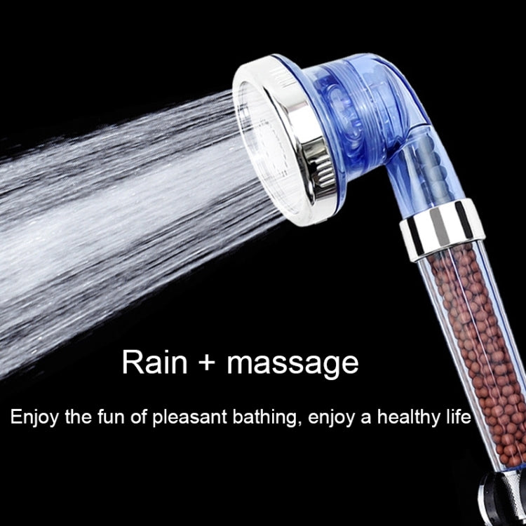 3 Settings Adjustable PC Negative Ions Shower Head, Size: Large, Interface:  2cm(Transparent)
