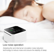 Nobico J008 Air Purifier Home Desktop Negative Ion Mini Purifier(Brown)
