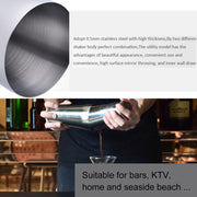 Stainless Steel Boston Cocktail Modulator High Grade Bartender Tools / Premium Barware Tools, Capacity: 750 + 600ml