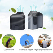 Portable Creative Hanging Waist USB Fan with Three Adjustable Wind Speed (Black)