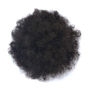 FBBZT02 European and American Black People Explosion Head Fluffy Curl Hair Net Wig (Black Brown)