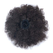 FBBZT02 European and American Black People Explosion Head Fluffy Curl Hair Net Wig (Black Brown)