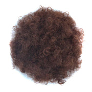 FBBZT02 European and American Black People Explosion Head Fluffy Curl Hair Net Wig (Dark Brown)
