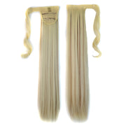 613H12# Invisible Seamless Bandage-style  Wig Long Straight Hair Wig Ponytail
