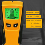 TH210 3 in 1 Wall Metal Detector for Voltage and Cable with Metal Detection Function