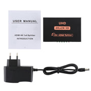 CY10 UHD 4K x 2K 3D 1 x 4 HDMI Splitter (AU Plug)
