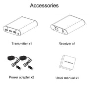 OPT882 HDMI Extender (Receiver & Sender) Fiber Optic Extender , Transmission Distance: 20KM (US Plug)