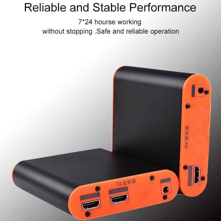 OPT882 HDMI Extender (Receiver & Sender) Fiber Optic Extender , Transmission Distance: 20KM (US Plug)
