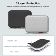 HAWEEL Watch Band Organizer Box Earphones / U Disk / Digital Cable Storage Case(Black)