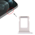 SIM Card Tray for iPhone 12 Pro(Silver) - Metal Parts by PMc TechLife | Online Shopping South Africa | PMc TechLife | Buy Now Pay Later Mobicred