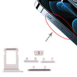 SIM Card Tray + Side Keys for iPhone 12 Pro(White) - free shipping - PMc TechLife - Order now!