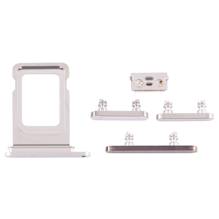 SIM Card Tray + Side Keys for iPhone 12 Pro(White)