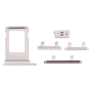 SIM Card Tray + Side Keys for iPhone 12 Pro(White)