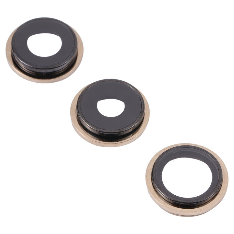 Camera Lens Cover With Retaining Bracket for iPhone 13 Pro Max(Gold)