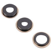 Camera Lens Cover With Retaining Bracket for iPhone 13 Pro Max(Gold)