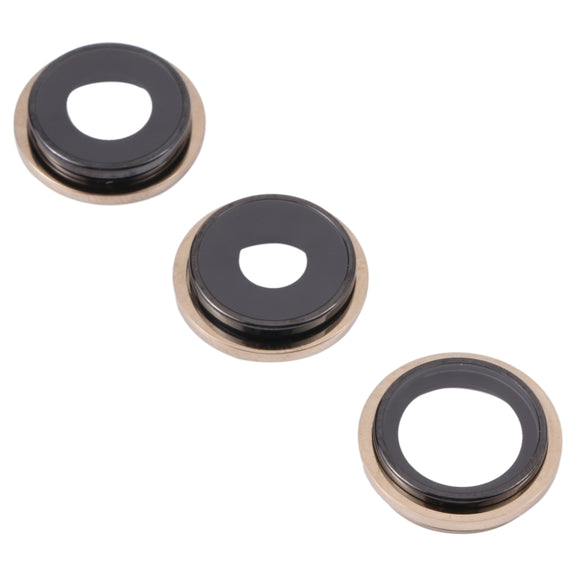 Camera Lens Cover With Retaining Bracket for iPhone 13 Pro Max(Gold)