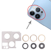 Camera Lens Cover With Retaining Bracket for iPhone 13 Pro Max(Gold)