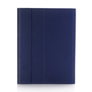 A02 for iPad 4 / 3 / 2 Universal Ultra-thin ABS Horizontal Flip Tablet Case + Bluetooth Keyboard(Blue)