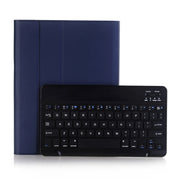 A02 for iPad 4 / 3 / 2 Universal Ultra-thin ABS Horizontal Flip Tablet Case + Bluetooth Keyboard(Blue)