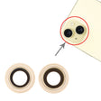 For iPhone 15 / 15 Plus 1set Camera Lens Cover (Yellow) - Camera Series by PMC TechLife | Online Shopping South Africa | PMC TechLife