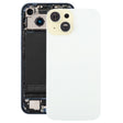 For iPhone 15 Plus Glass Battery Back Cover with Camera Lens Cover(Yellow) - Back Cover by PMC TechLife | Online Shopping South Africa | PMC TechLife