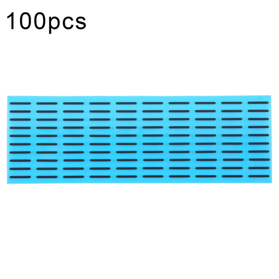 For iPhone 15 Pro 100pcs/set LCD Bottom Black Adhesive Sticker(02)