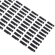 For iPhone 15 Pro Max 100pcs/set LCD Side Black Adhesive Sticker(03)