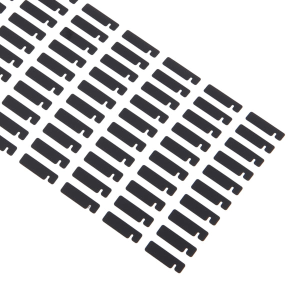 For iPhone 15 Pro Max 100pcs/set LCD Side Black Adhesive Sticker(03)