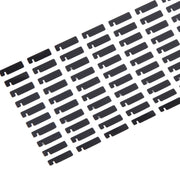 For iPhone 15 Pro Max 100pcs/set LCD Side Black Adhesive Sticker(03)