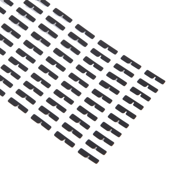For iPhone 15 Pro Max 100pcs/set LCD Side Black Adhesive Sticker(04)