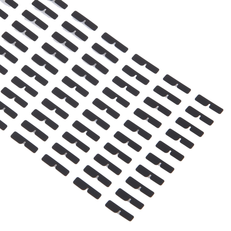 For iPhone 15 Pro Max 100pcs/set LCD Side Black Adhesive Sticker(04)