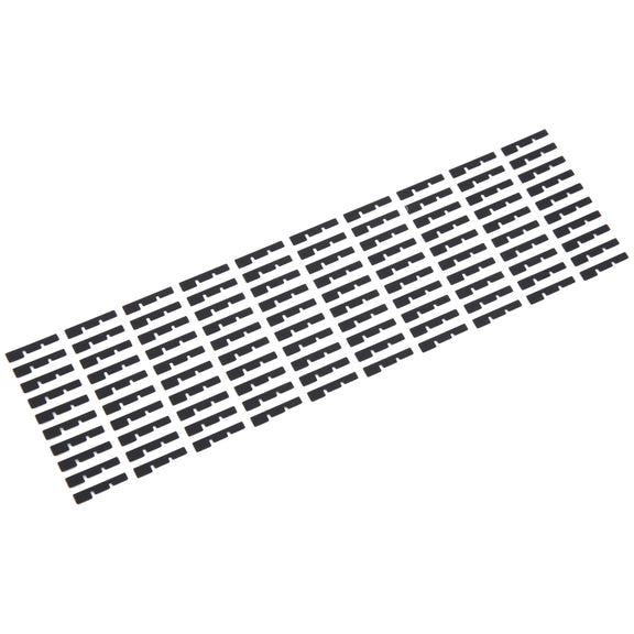 For iPhone 15 Pro 100pcs/set LCD Side Black Adhesive Sticker(03)