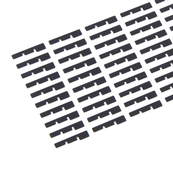 For iPhone 15 Pro 100pcs/set LCD Side Black Adhesive Sticker(03)