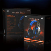 KOTION EACH G2000 Stereo Bass Gaming Headphone with Microphone & LED Light, For PS4, Smartphone, Tablet, Computer, Notebook
