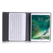 A102 For iPad 10.2 inch Ultra-thin Detachable Bluetooth Keyboard Leather Tablet Case with Stand Function(Gold)