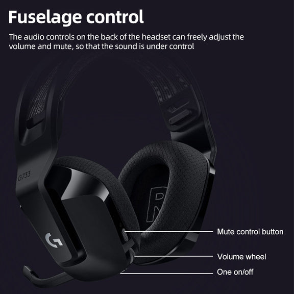 Logitech G733 LIGHT SPEED Wireless RGB Gaming Headset (Blue)
