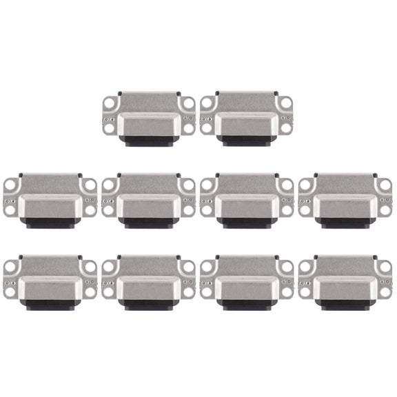 10 PCS Charging Port Connector for iPad Air 2(Black)