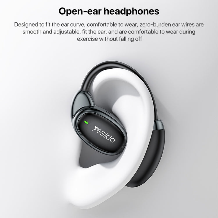 Yesido YSP19 OWS Open Wireless Bluetooth Earphone (Black)
