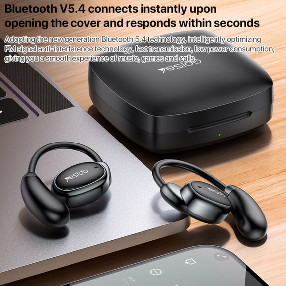 Yesido YSP19 OWS Open Wireless Bluetooth Earphone (Black)