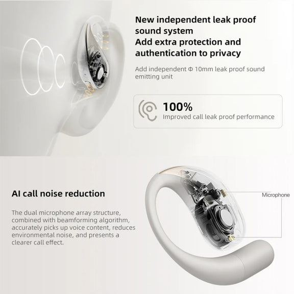 Original Xiaomi Bluetooth 5.3 Open-Ear Wireless Bluetooth Earbuds (Black)