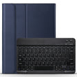 A11 Bluetooth 3.0 Ultra-thin ABS Detachable Bluetooth Keyboard Leather Tablet Case for iPad Air 4 / Air 5 / Pro 11 inch 2022 / 2021 / 2020 / 2018, with Holder (Dark Blue) - For iPad Pro by PMC Jewellery | Online Shopping South Africa | PMC Jewellery | Buy Now Pay Later Mobicred