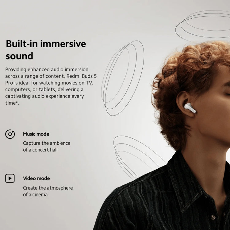 Original Xiaomi Redmi Buds 5 Pro Wireless Bluetooth Earphone (Blue)